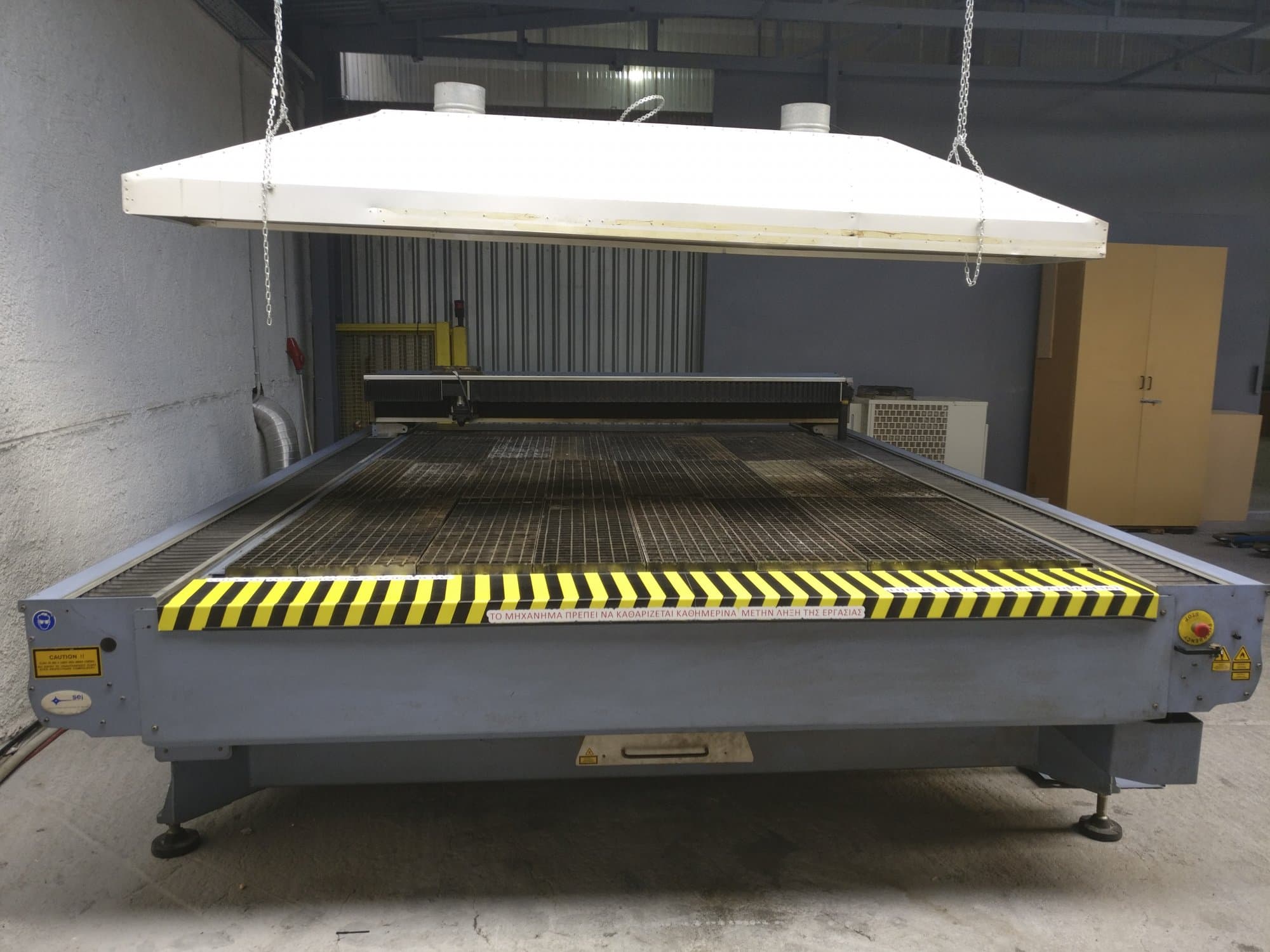 Prikaz  stroja SEI Laser MERCURY 603 sprijeda