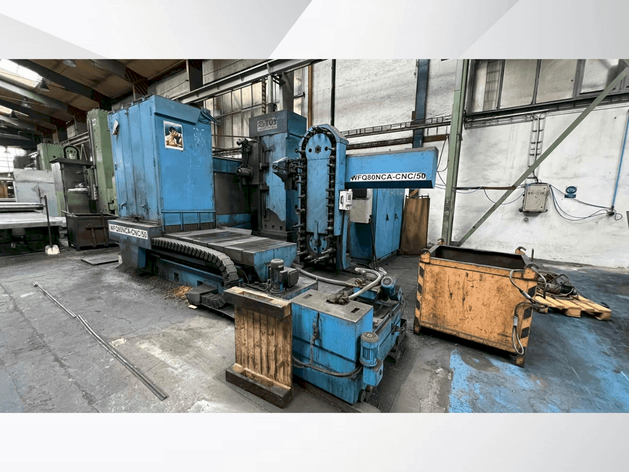 Prikaz stroja TOS WFQ80NCA-CNC/50 sprijeda