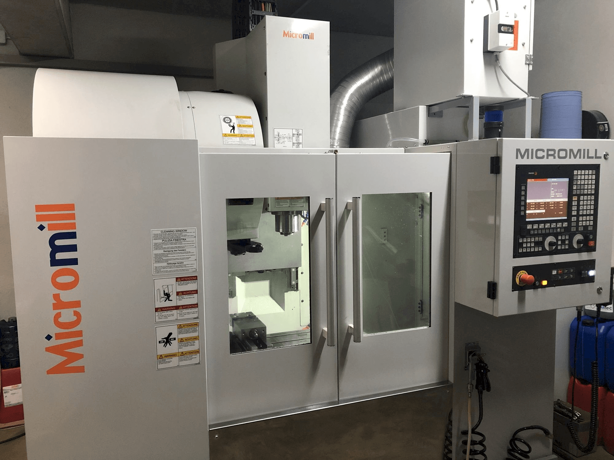 Prikaz stroja Micromill MM 430 sprijeda