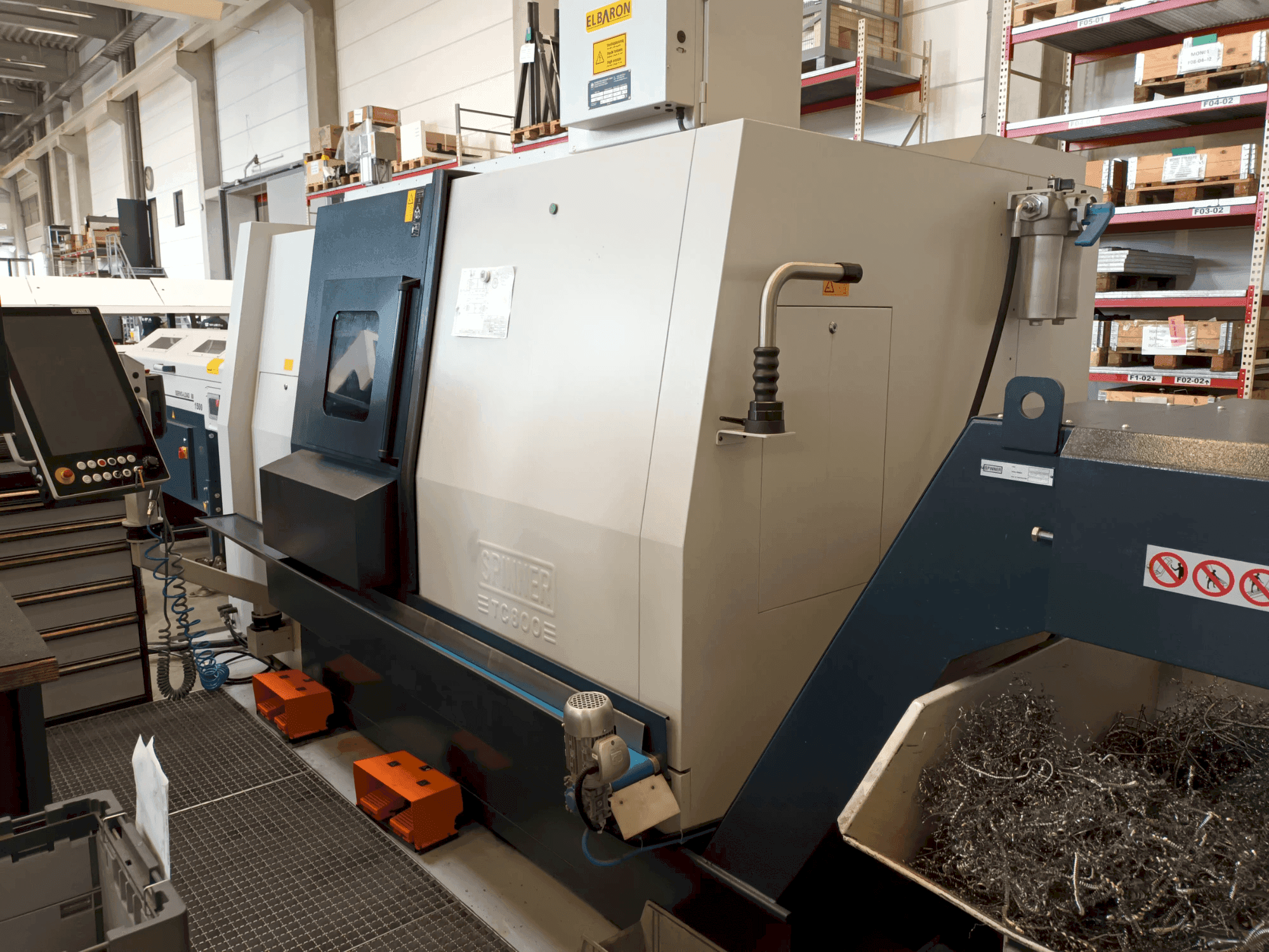Prikaz stroja SPINNER TC 800 sprijeda