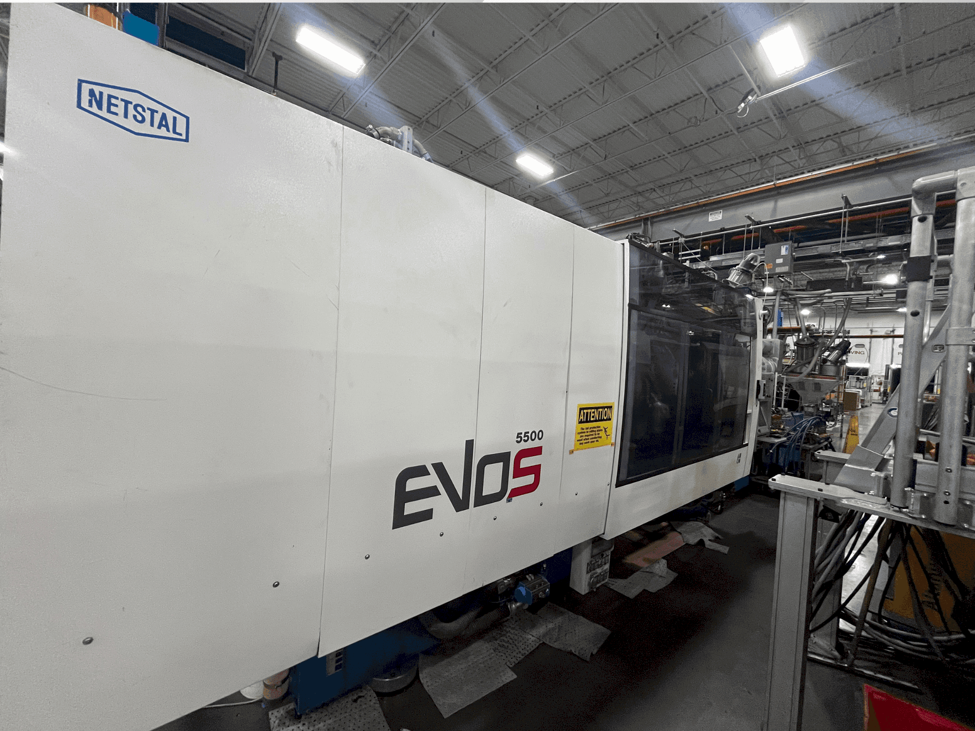 Prikaz stroja Netstal EVOS 5500-2900 Speed sprijeda
