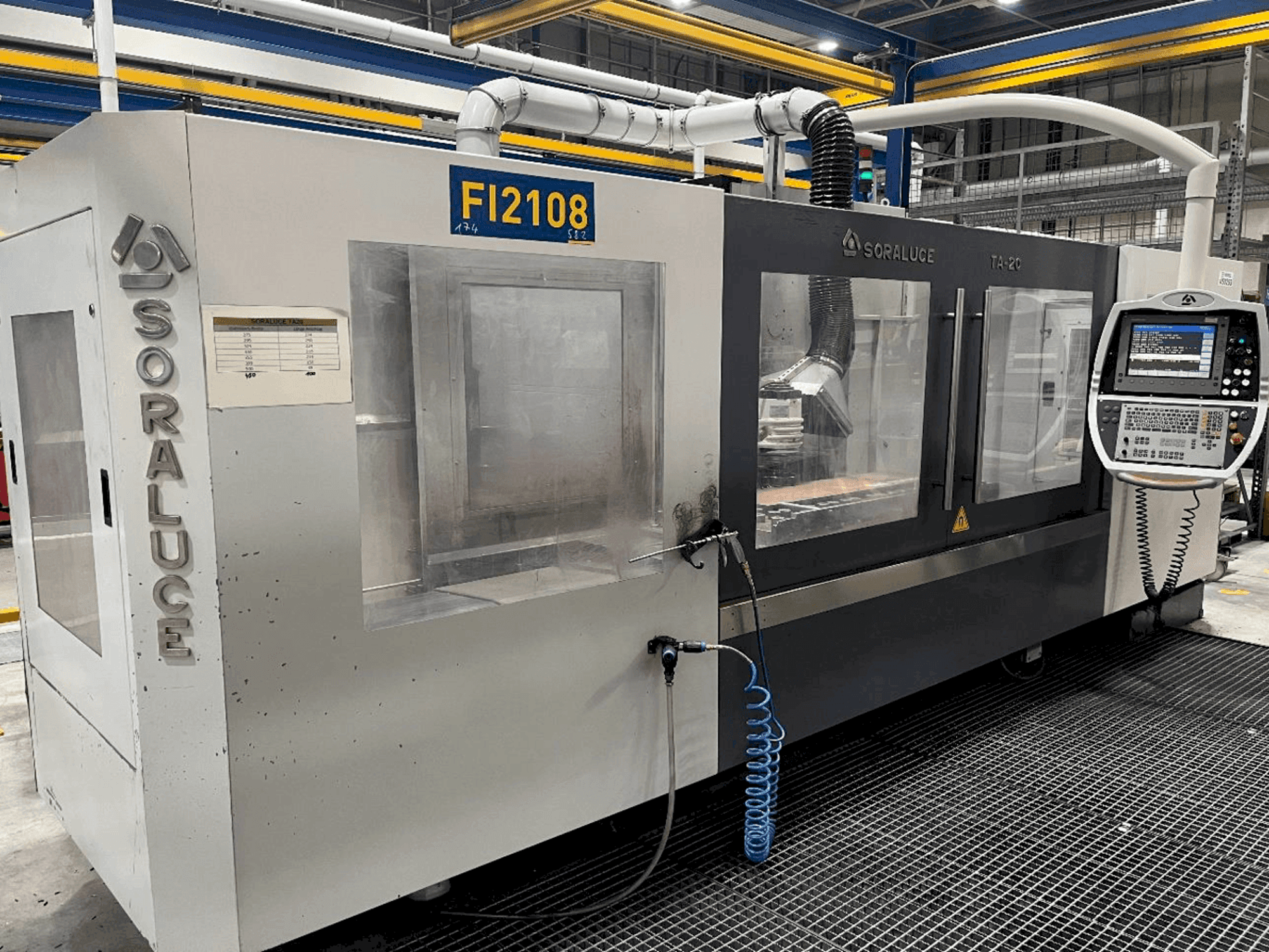 Prikaz stroja Soraluce TA-20 sprijeda