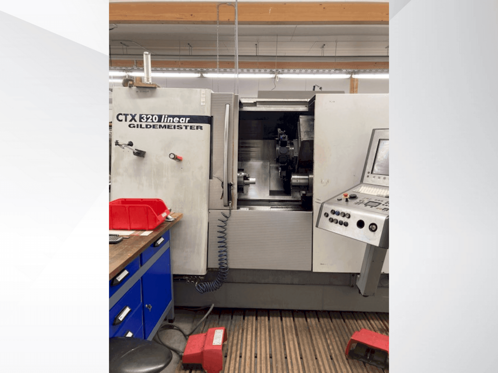 Prikaz stroja Gildemeister CTX 320 linear sprijeda