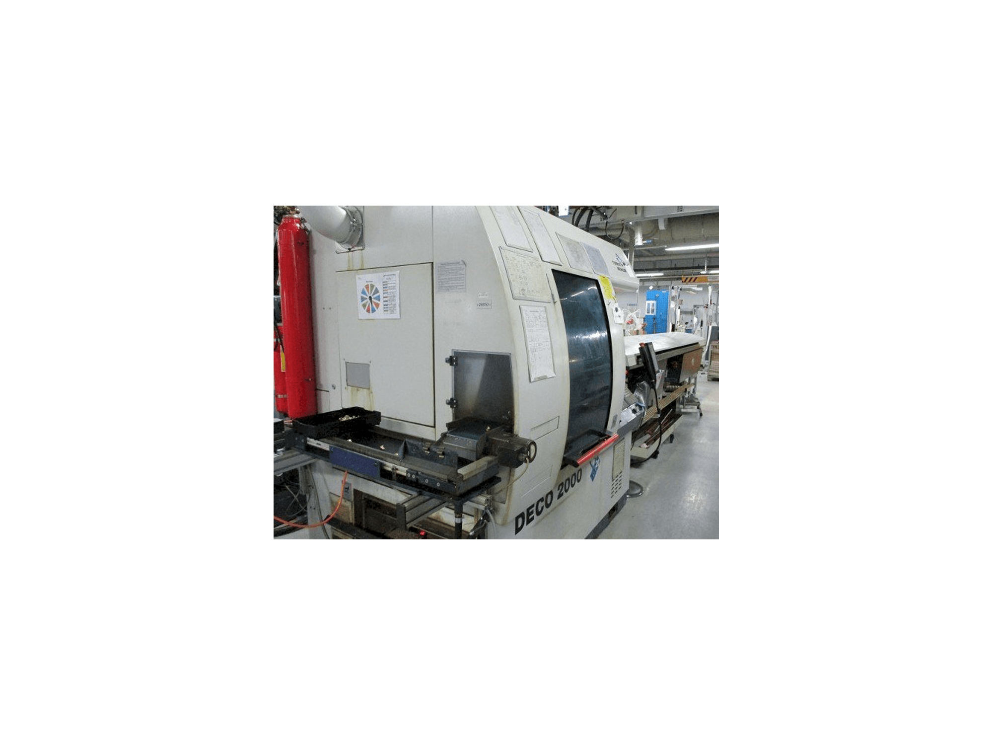 Prikaz lijeve strane stroja Tornos-Bechler DECO 20