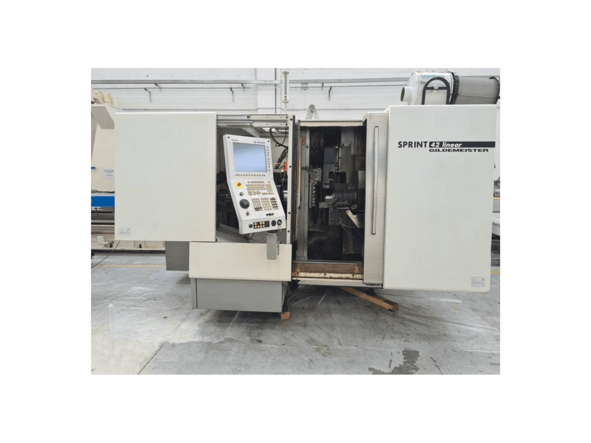 Prikaz stroja Gildemeister Sprint 42 linear sprijeda