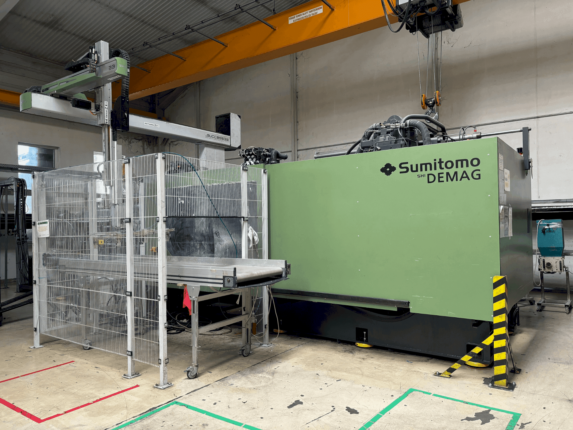 Prikaz stroja SUMITOMO SHI DEMAG Systec 800/1120-6400 sprijeda